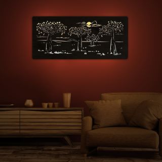 ☀️Světelný obraz “Baobaby” 110x50 cm☀️ 🌳Baobaby jsou považovány za magické stromy. Některé druhy baobabů vypadají, jakoby...